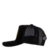 Suede Trucker Black/gold