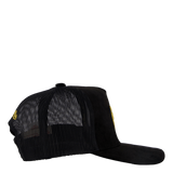 Suede Trucker Black/gold