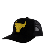 Suede Trucker Black/gold