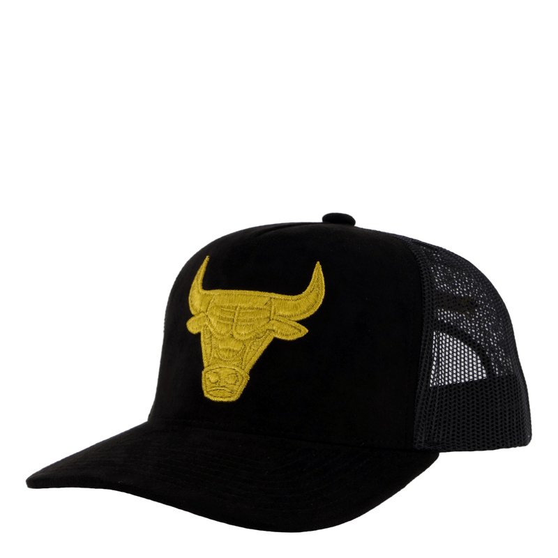 Suede Trucker Black/gold