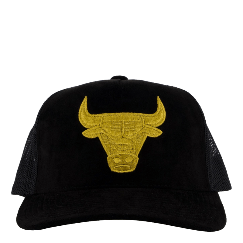 Suede Trucker Black/gold