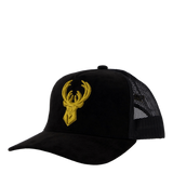 Suede Trucker Black/gold