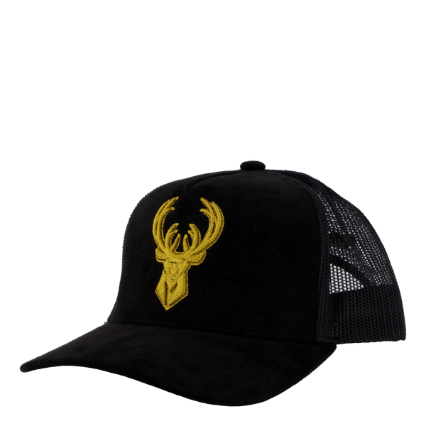 Suede Trucker Black/gold