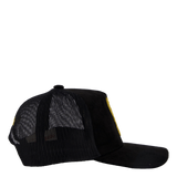 Suede Trucker Black/gold