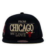 With Love Snapback Chicago Bul Black