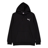 Ess Small Logo Hoodie Fl Puma Black-cat