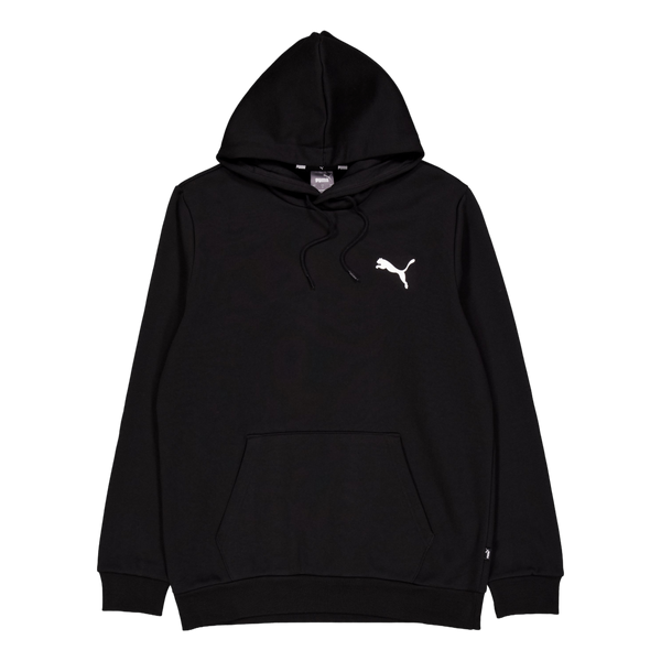 Ess Small Logo Hoodie Fl Puma Black-cat