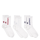 Ua 3-maker 3pk Mid-crew Mod Gray