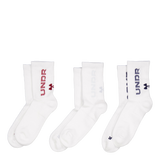 Ua 3-maker 3pk Mid-crew Mod Gray