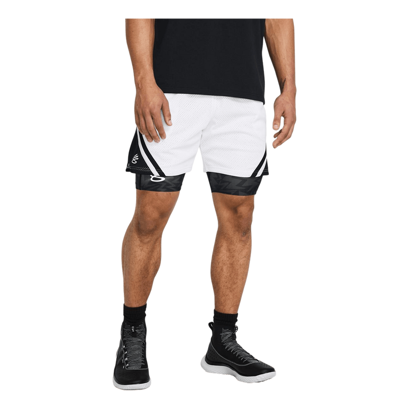 Curry Mesh Short 4 White