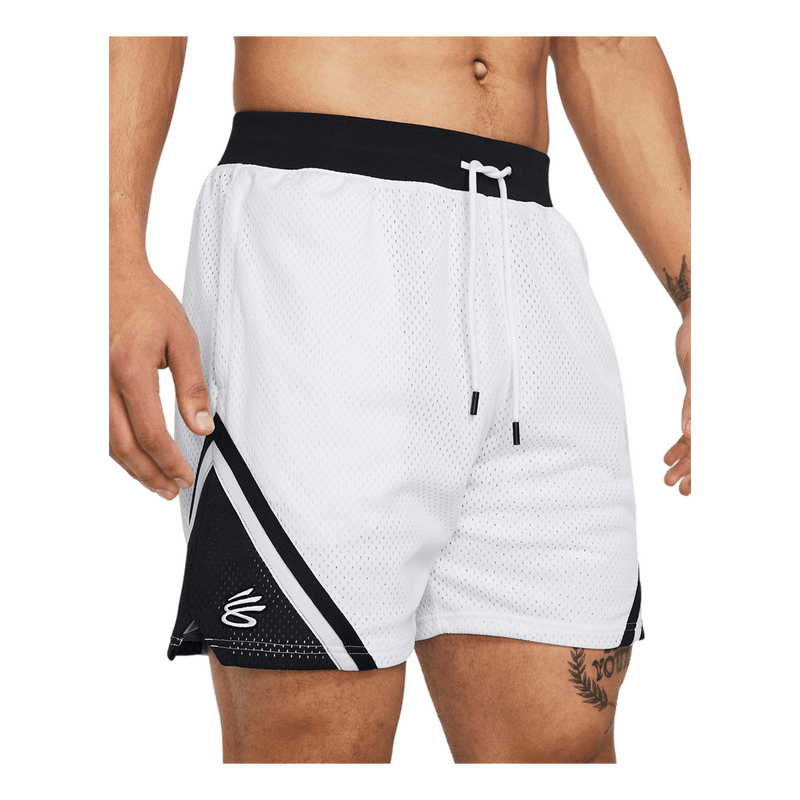 Curry Mesh Short 4 White