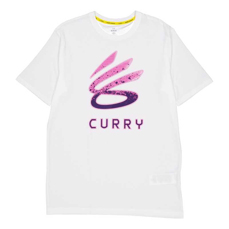 Curry Logo Trend Tee White