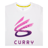 Curry Logo Trend Tee White