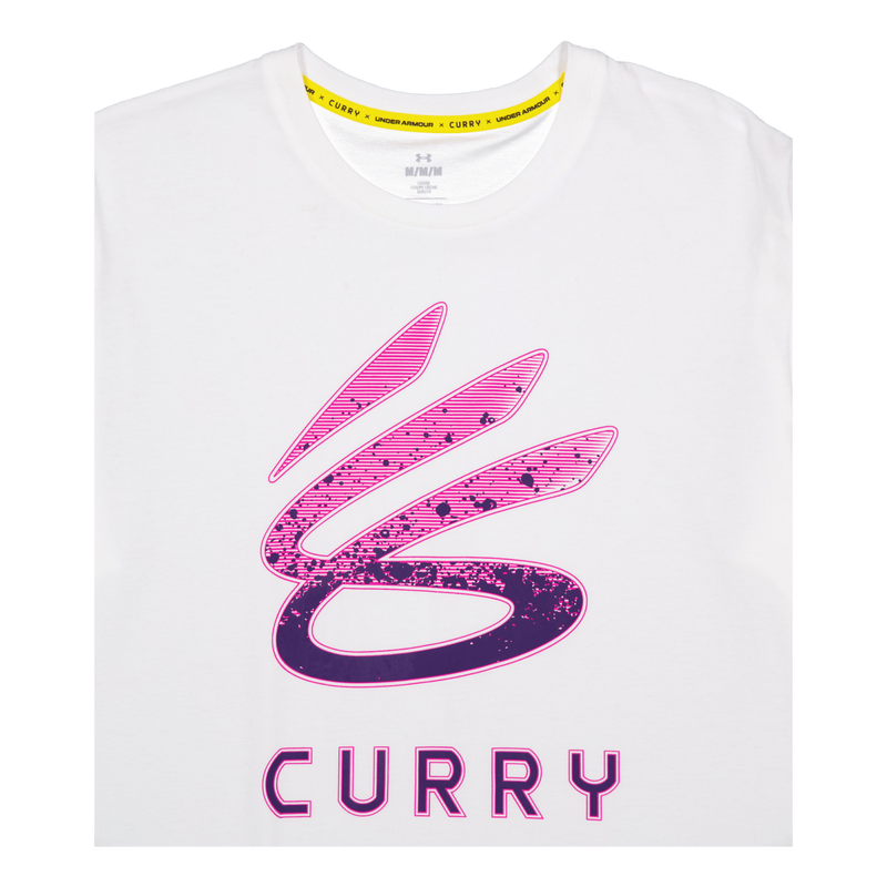 Curry Logo Trend Tee White