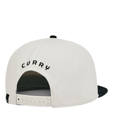 M Curry Flatbrim Snapback White Clay