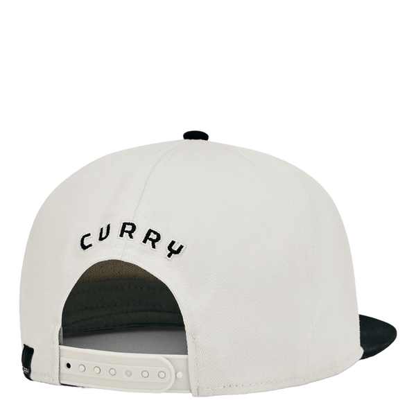 M Curry Flatbrim Snapback White Clay