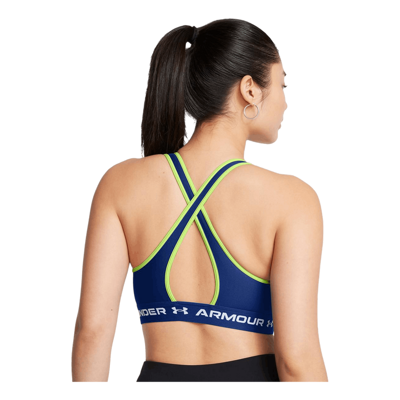 Crossback Mid Bra Tech Blue