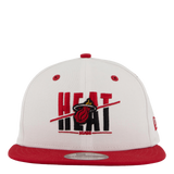 White Crown 9fifty Miami Heat Whisca