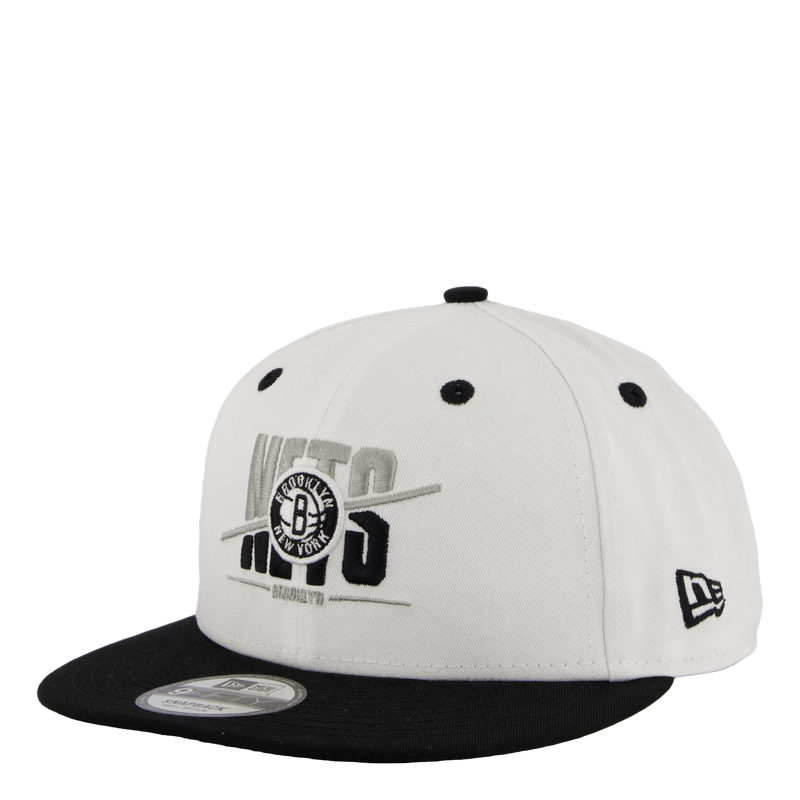 White Crown 9fifty Brooklyn Ne Whiblk