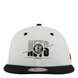 White Crown 9fifty Brooklyn Ne Whiblk