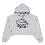 Ne Arch Wrdmrk Crop Hoody New  Hgrblk