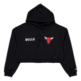Nba Team Logo Crop Hoody Chica Blkfdr