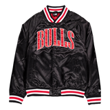 Nba Applique Satin Bomber Chic Blkfdr