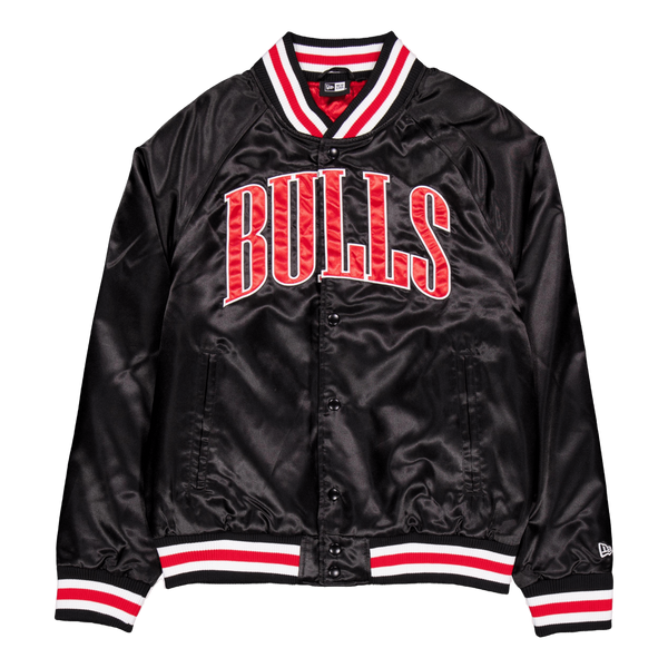 Nba Applique Satin Bomber Chic Blkfdr