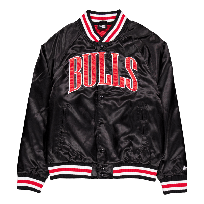 Nba Applique Satin Bomber Chic Blkfdr