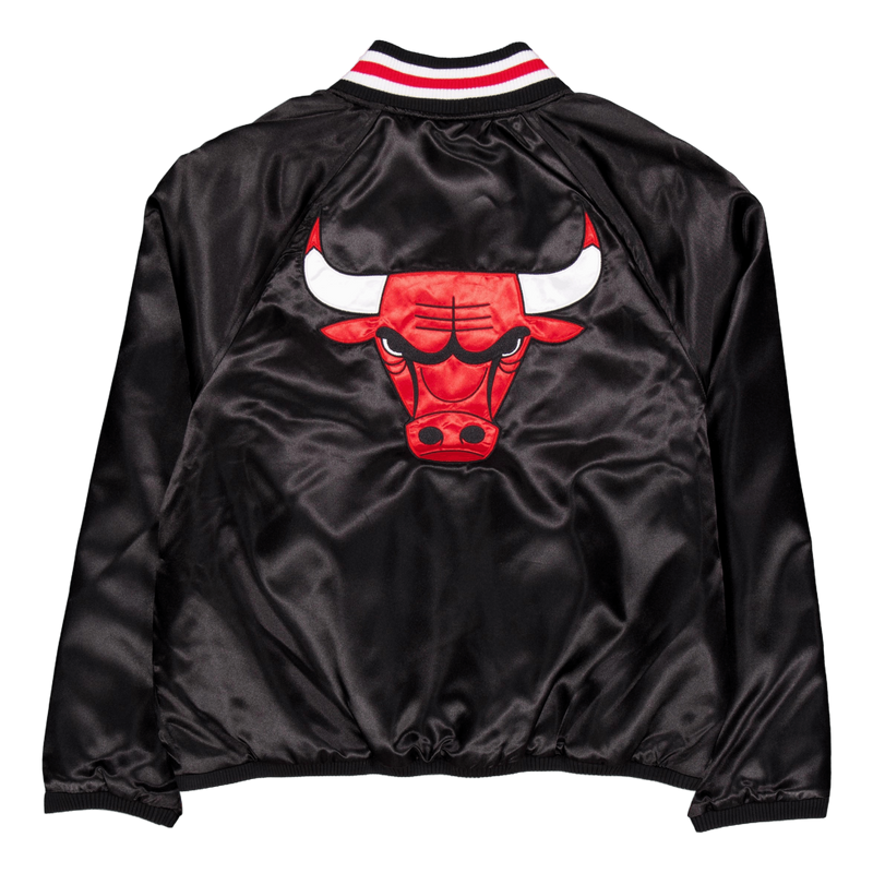 Nba Applique Satin Bomber Chic Blkfdr