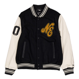 Ne Script Logo Varsity Jacket  Blkofw