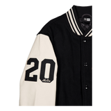 Ne Script Logo Varsity Jacket  Blkofw