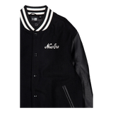 Ne Varsity Jacket Newera Blkwhi