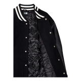 Ne Varsity Jacket Newera Blkwhi