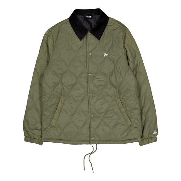 Quilted Coaches Jckt New Era Novwhi