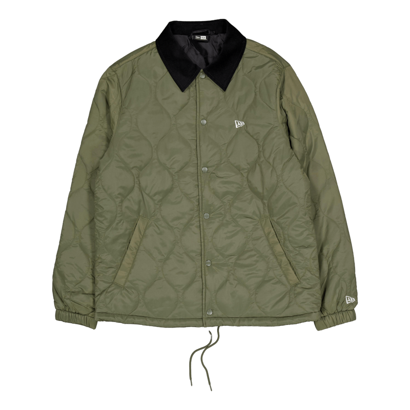 Quilted Coaches Jckt New Era Novwhi