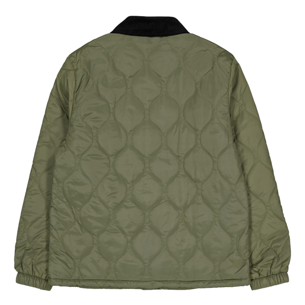 Quilted Coaches Jckt New Era Novwhi