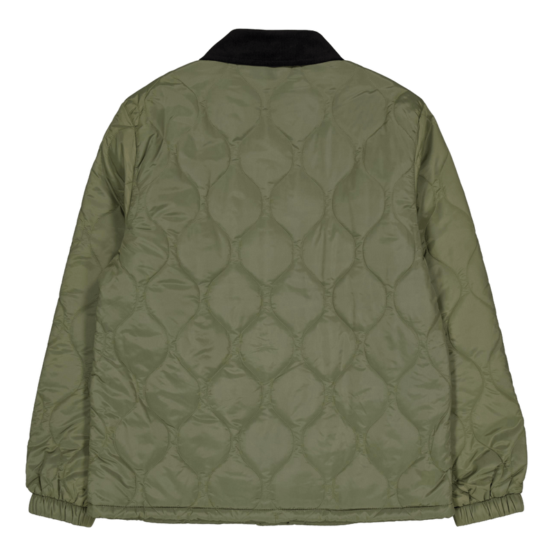 Quilted Coaches Jckt New Era Novwhi