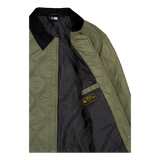 Quilted Coaches Jckt New Era Novwhi