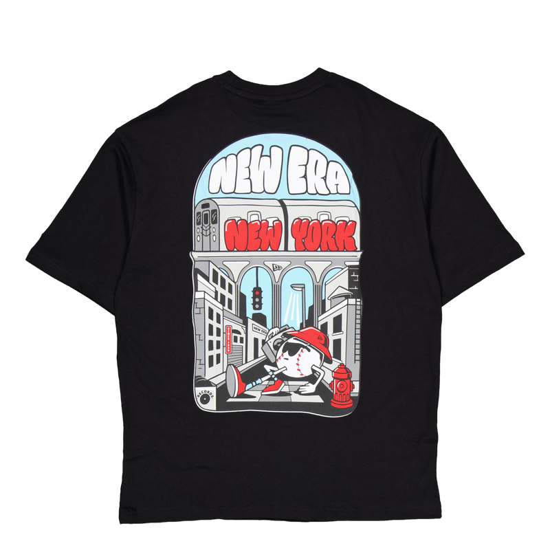Ne City Graphic Os Tee Newera Blkwhi