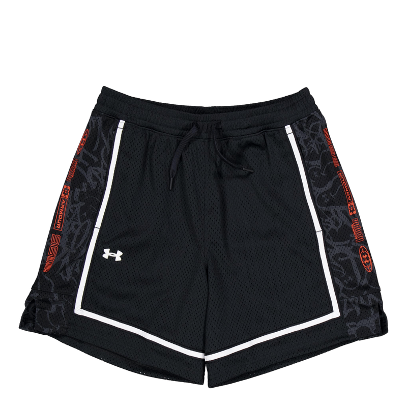 Zone Pro 7" Mesh Short Prntd Black