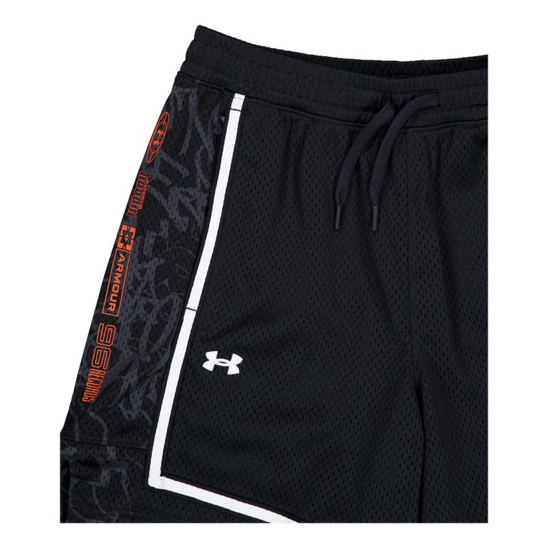 Zone Pro 7" Mesh Short Prntd Black