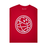 Hoops Icon Tee Red