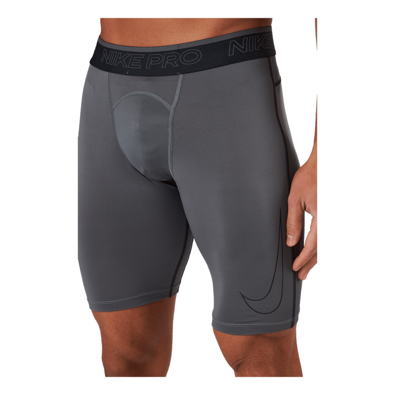 Nike Pro Dri-FIT Men's Long Shorts IRON GREY/BLACK/BLACK