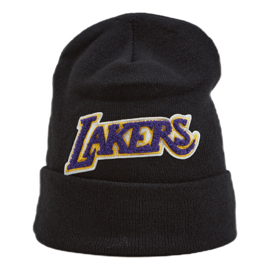 Lakers Chenille Logo Cuff Knit