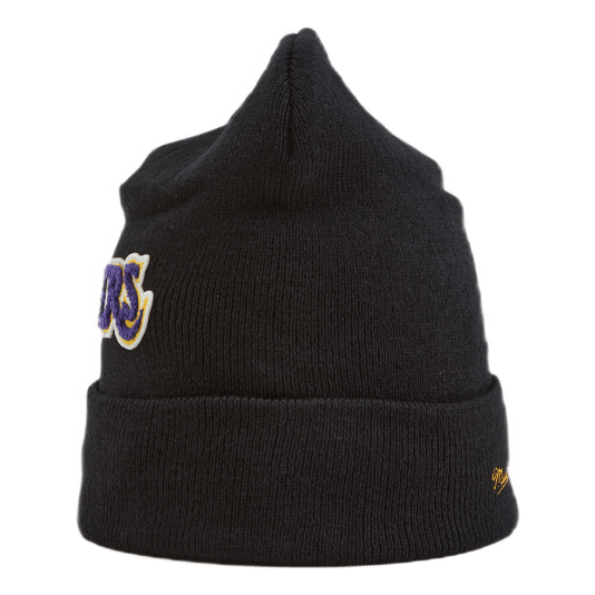 Lakers Chenille Logo Cuff Knit