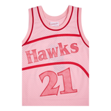Hawks Space Knit Swingman Jersey - Dominique Wilkins