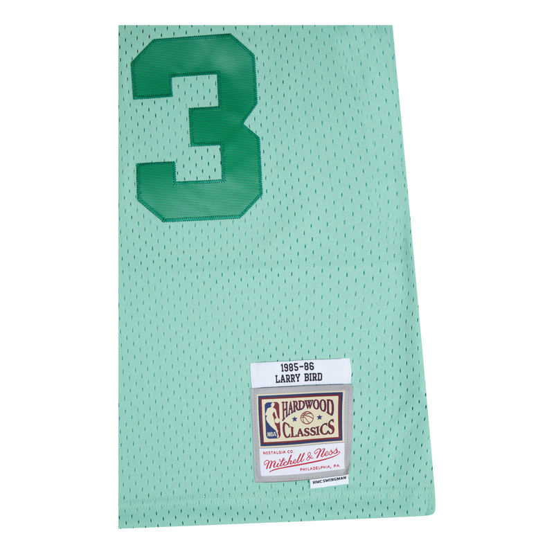 Celtics Space Knit Swingman Jersey - Larry Bird