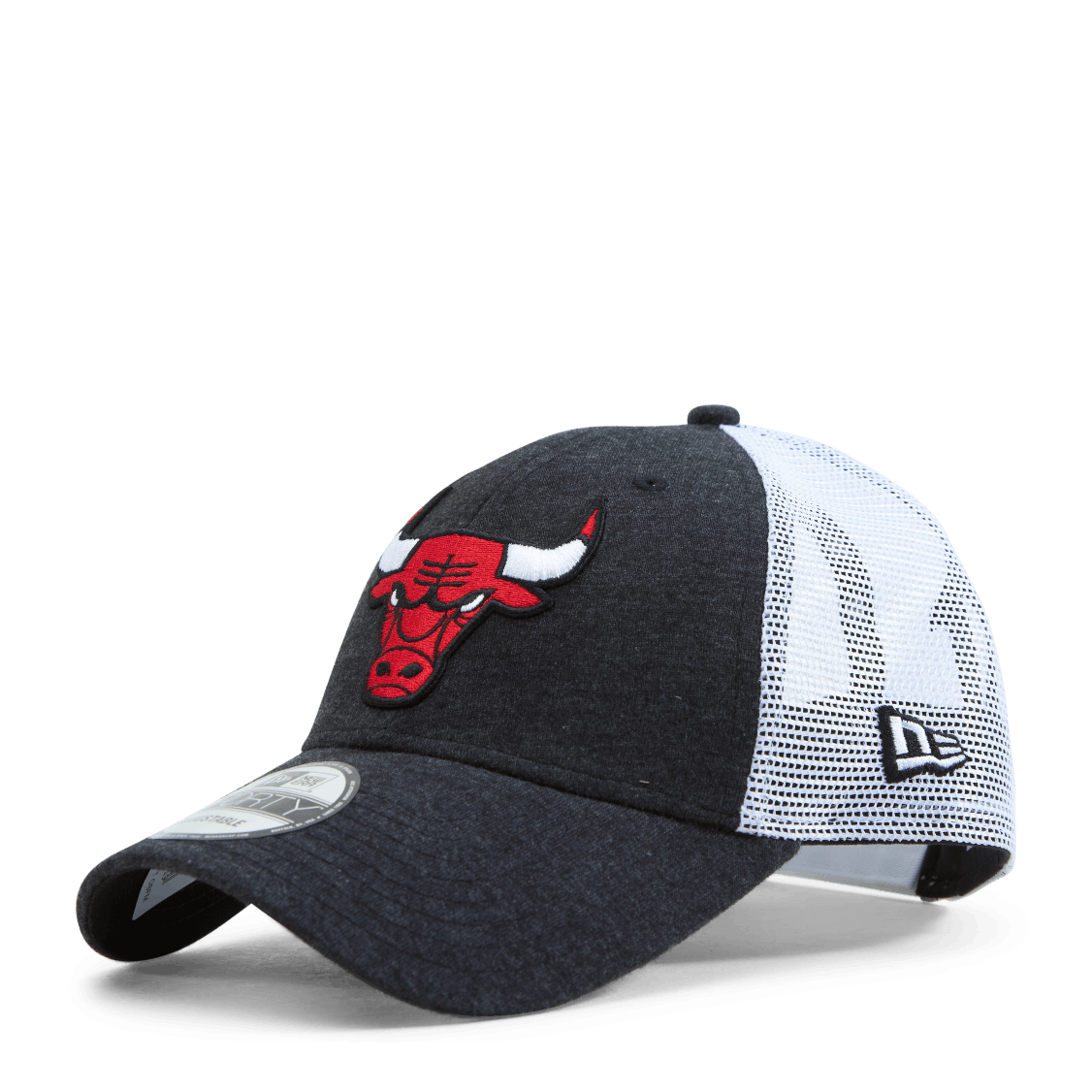 New Era Chicago Bulls 'Black All Over Mesh' 9FORTY A-Frame Trucker Snapback Black Rigid/Black
