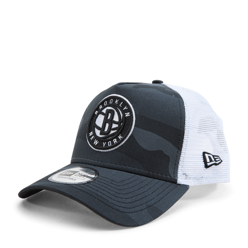 Nets NBA Camo Trucker